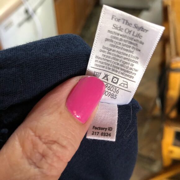 Eberjey Cozy Time Joggers Lounge Pants Navy Blue - XS - Picture 12 of 12